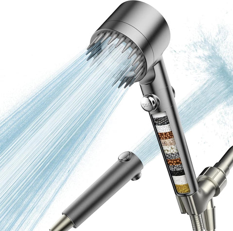 Filtered Handheld Shower Head with Scalp Massager