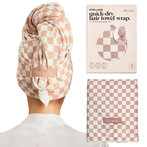 Kitsch Microfibre Hair Towel Wrap