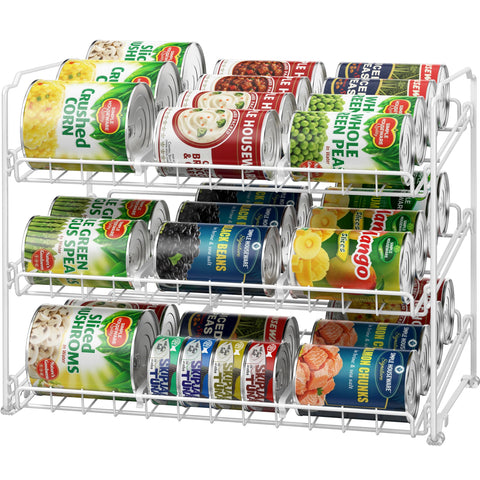 Stackable 3-Tier Can Rack Organiser – Holds 36 Cans