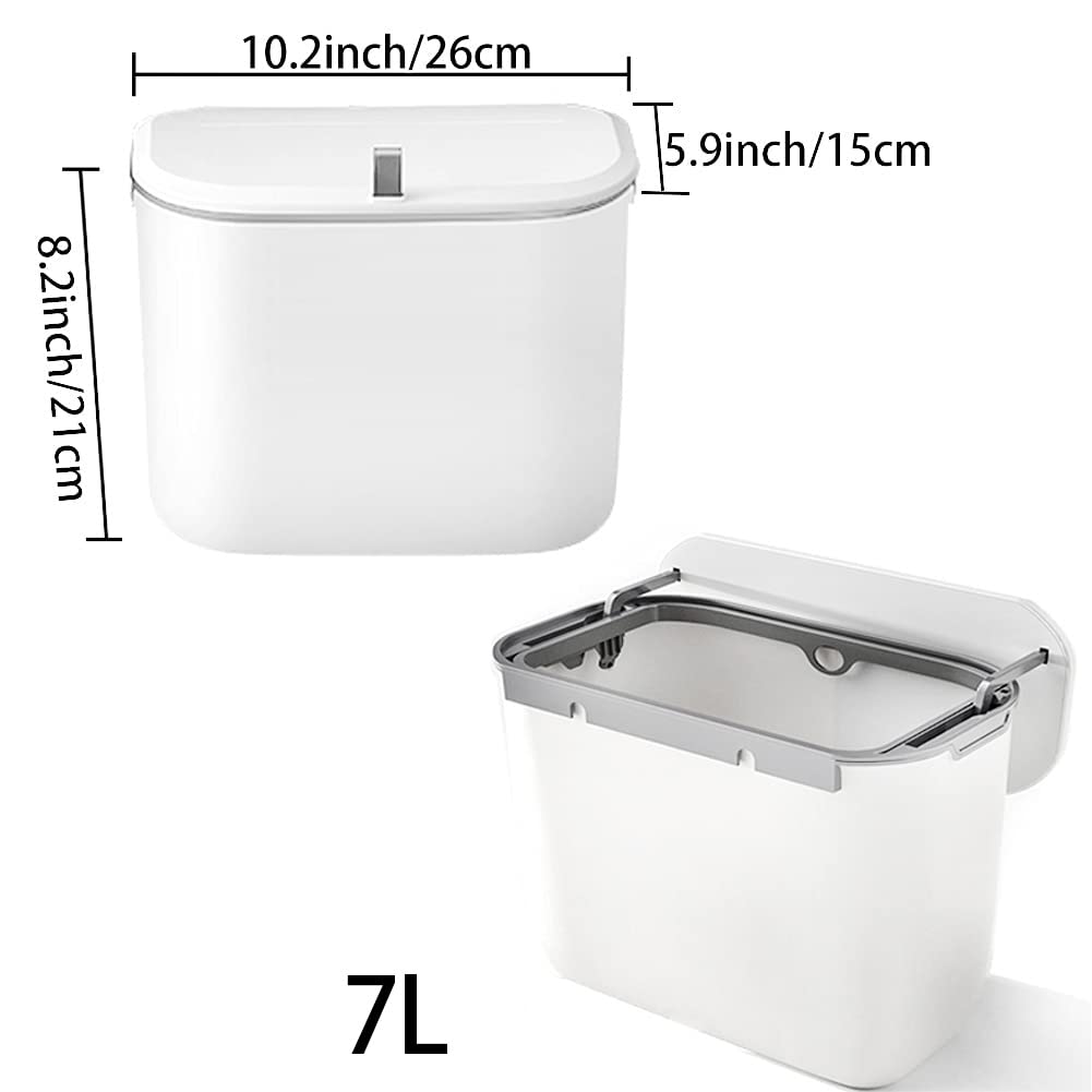Hanging Kitchen Bin for Cabinet Door – 7L