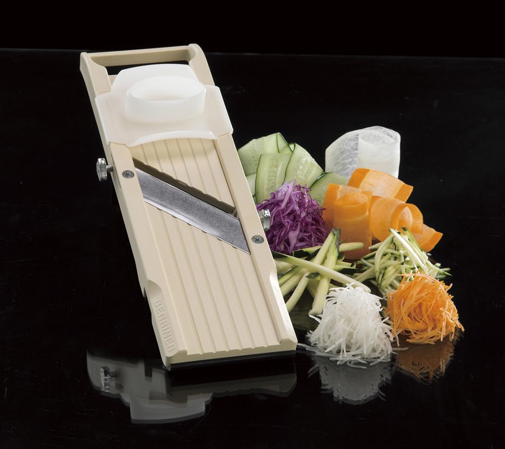 Benriner Japanese Mandoline Slicer with 4 Blades