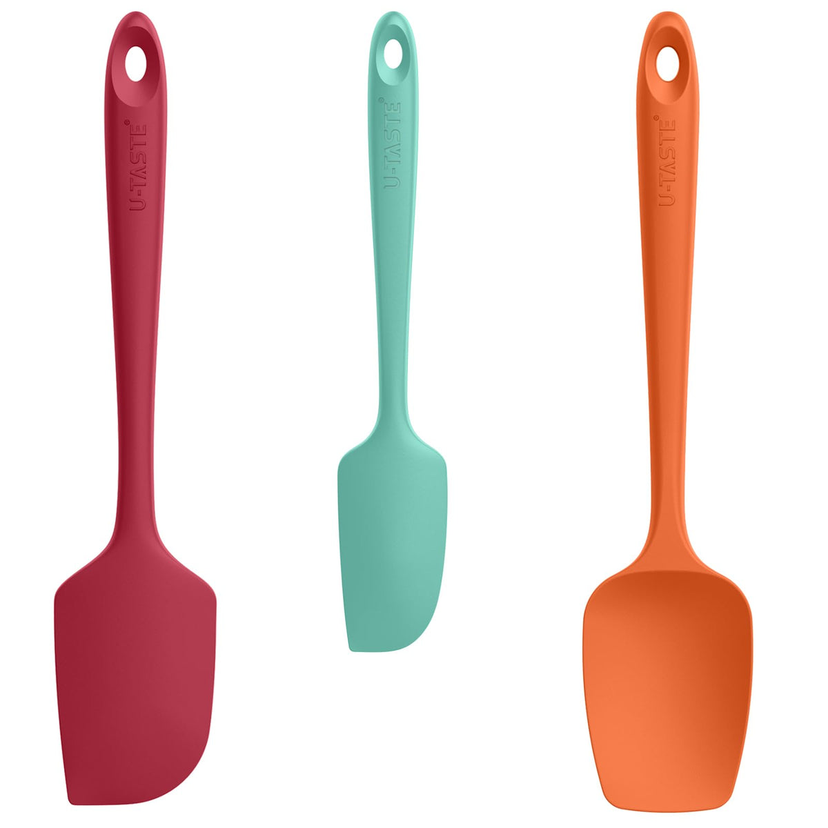 U-Taste Heat-Resistant Silicone Spatula Set – 3 Piece