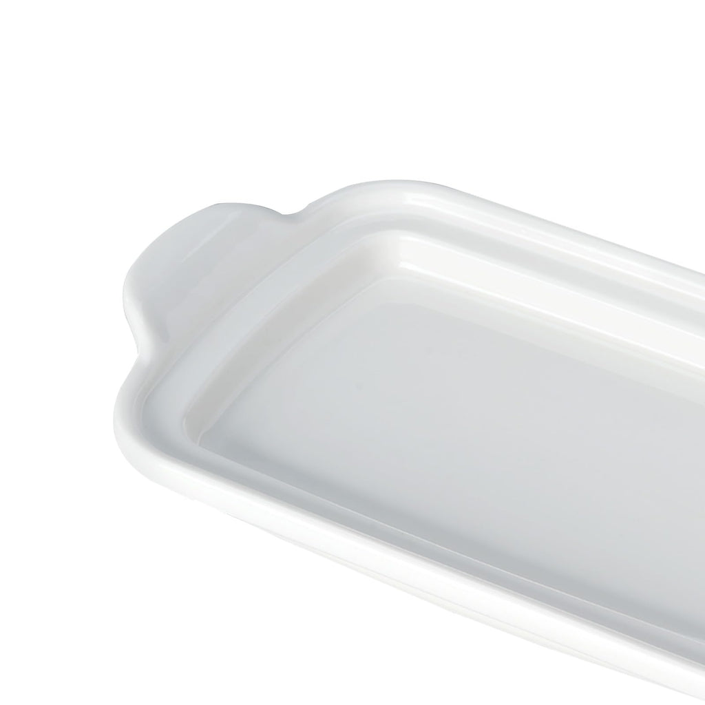 Large Porcelain Butter Dish with Lid