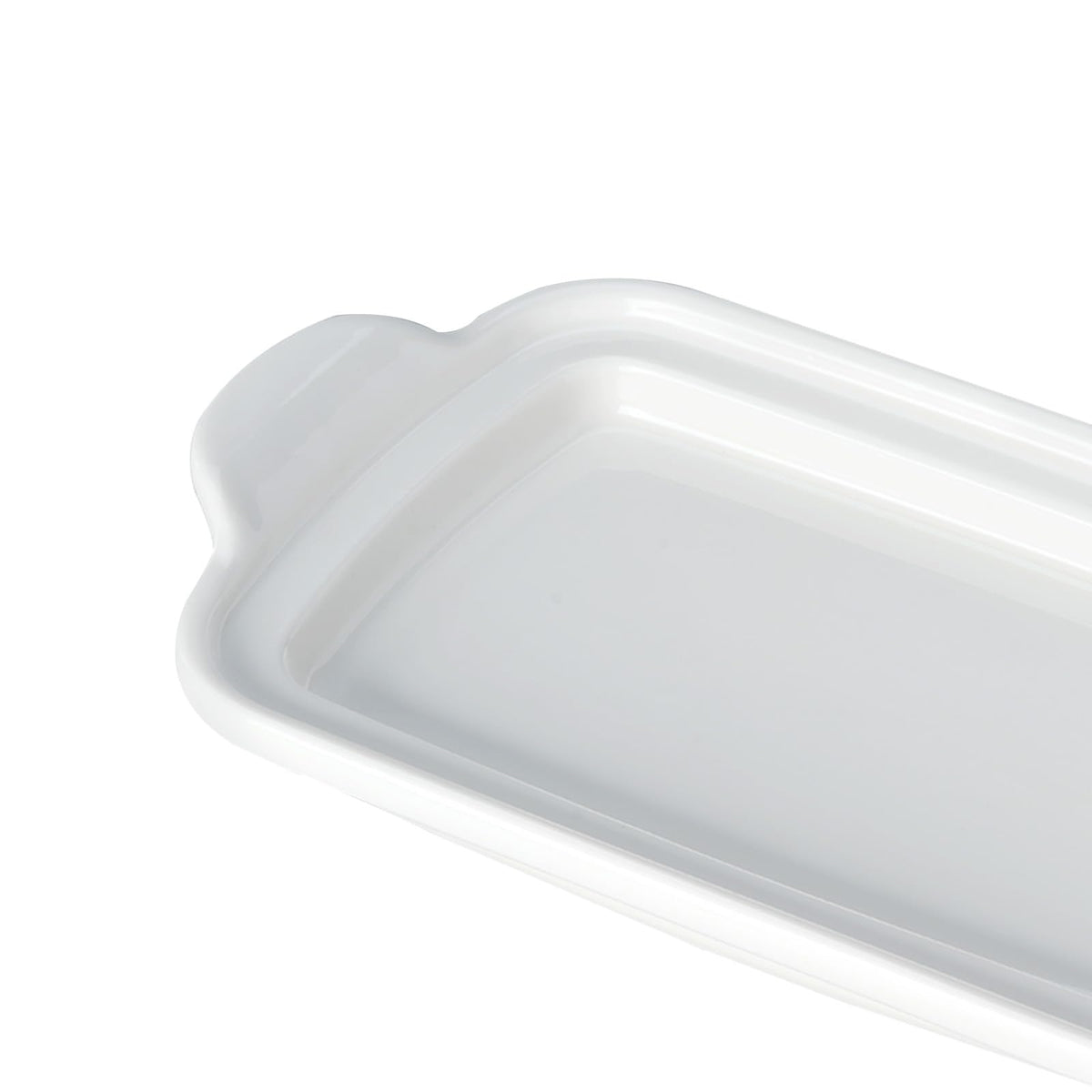 Large Porcelain Butter Dish with Lid