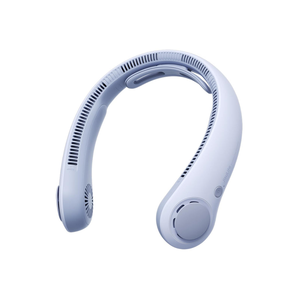 JISULIFE Hands-Free Neck Fan – 5 Speeds, 5000 mAh