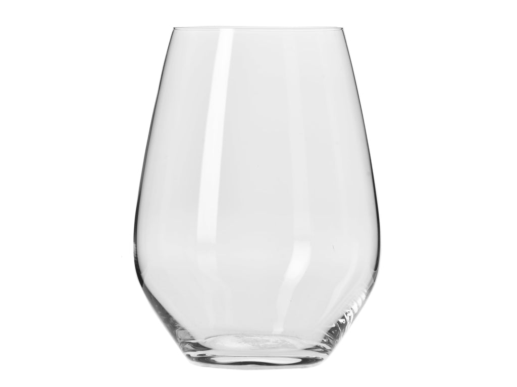 Krosno Harmony Stemless Wine Glasses – 600 ml, Set of 6