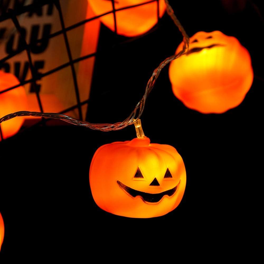 Pumpkin String Lights – 20 LED Battery Halloween Lights – view 4