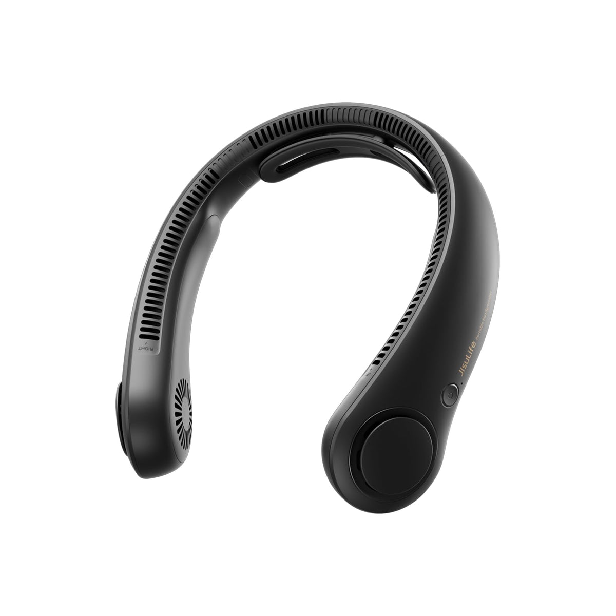 JISULIFE Hands-Free Neck Fan – 5 Speeds, 5000 mAh