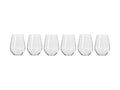 Krosno Harmony Stemless Wine Glasses – 600 ml, Set of 6