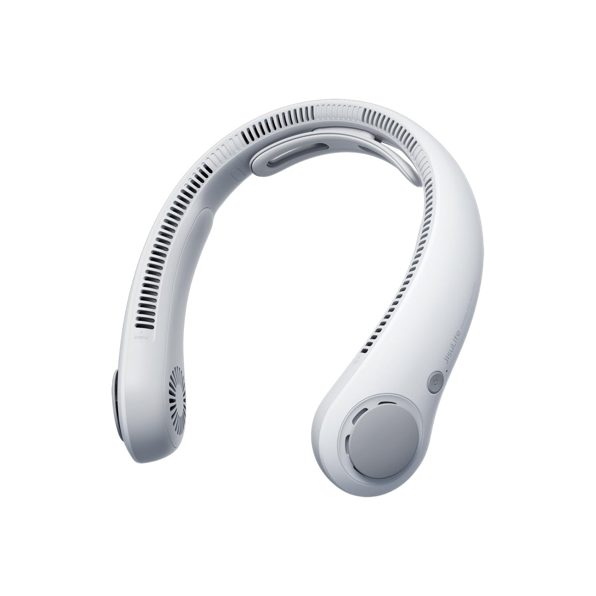 JISULIFE Hands-Free Neck Fan – 5 Speeds, 5000 mAh
