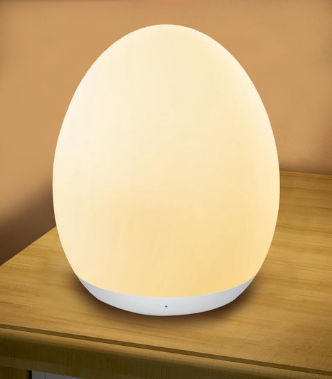 Rechargeable Egg Night Light – 8 Colours, Touch Dimming