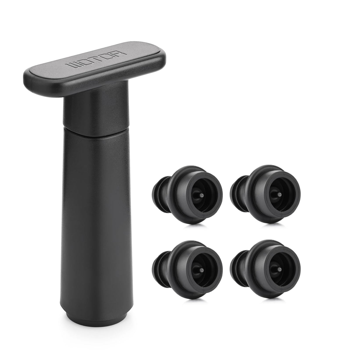 Wine Saver Vacuum Pump with 4 Stoppers