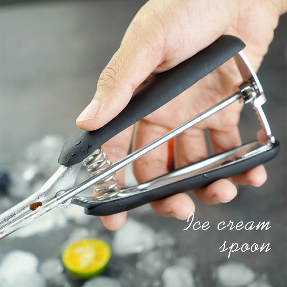 Stainless Steel Cookie & Ice Cream Scoop with Trigger