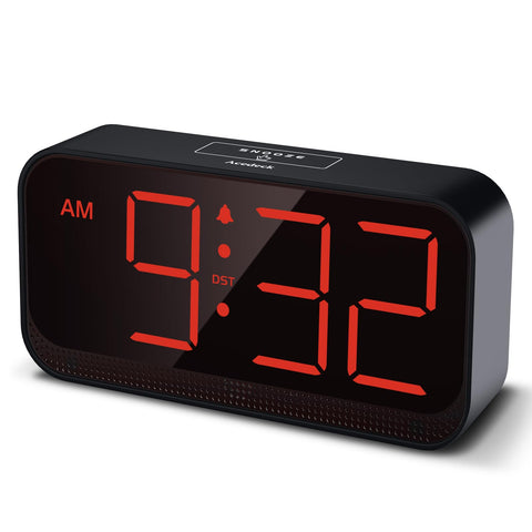 Battery Operated Alarm Clock with Large Numbers