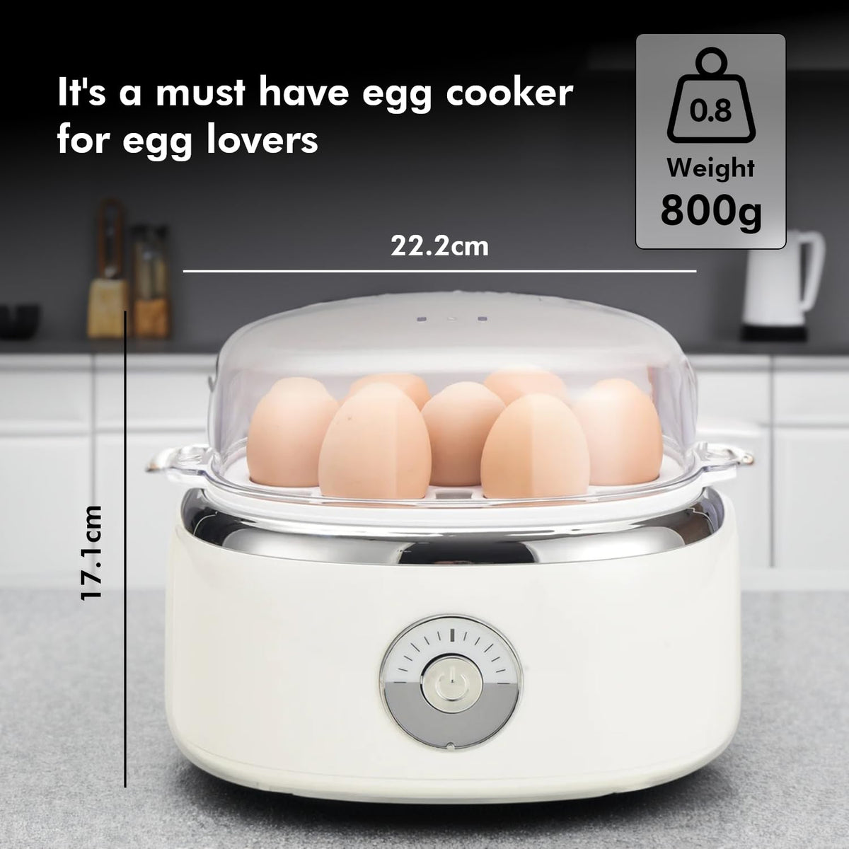 Healthy Choice Electric Egg Cooker – 7 Eggs
