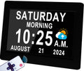 Talking Digital Day & Date Clock – Large Display for Seniors