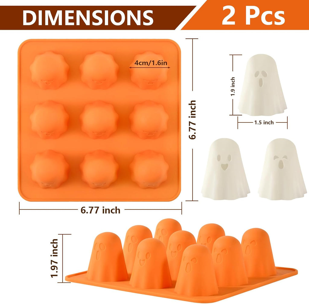 Ghost Silicone Moulds – 2 Pack, 9 Cavity – view 6