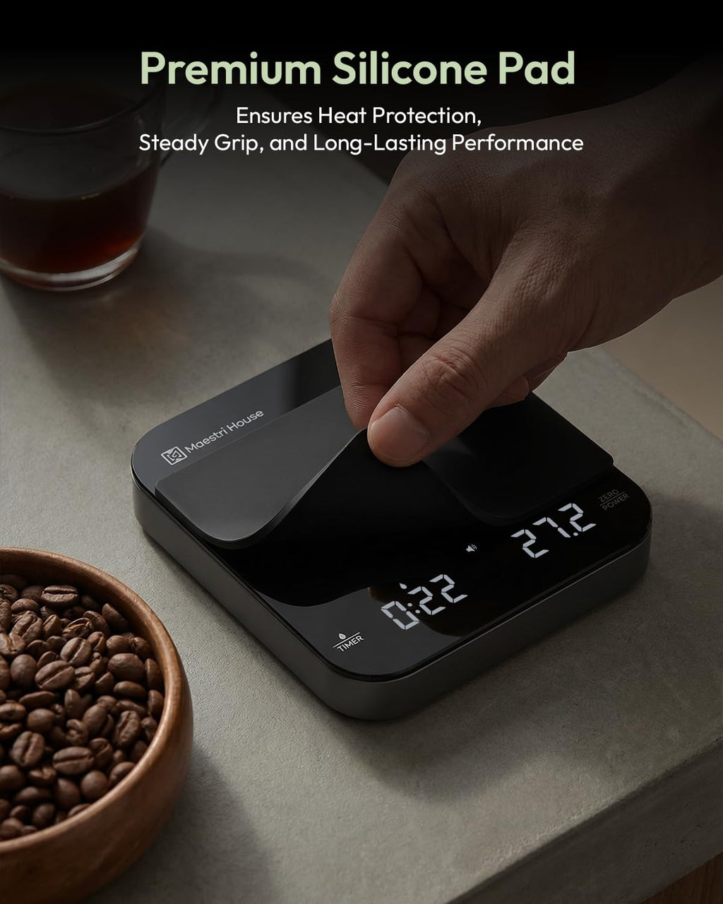Espresso Coffee Scale with Timer – 0.1 g