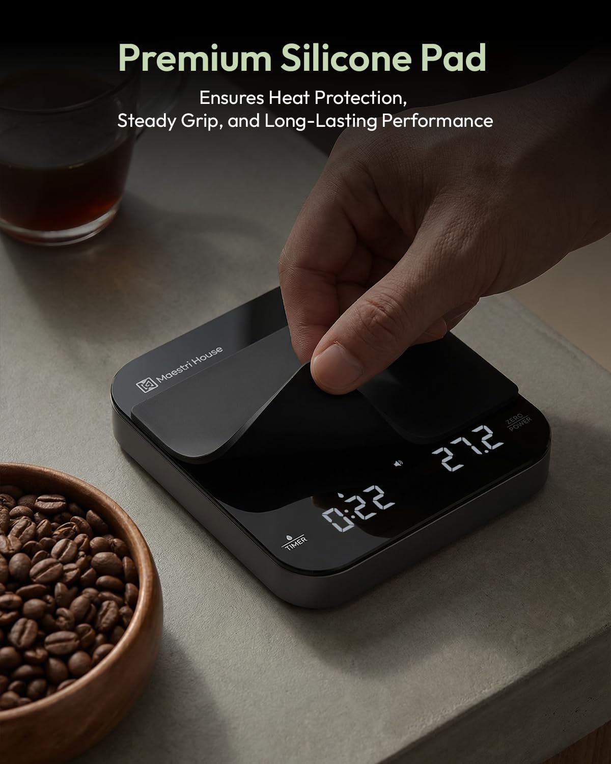 Espresso Coffee Scale with Timer – 0.1 g