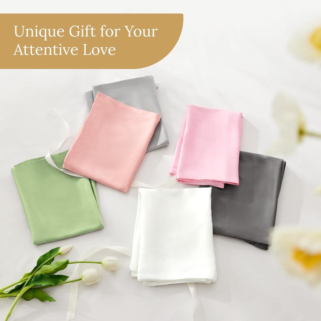 Mulberry Silk Pillowcases with Zip – 2 Pack