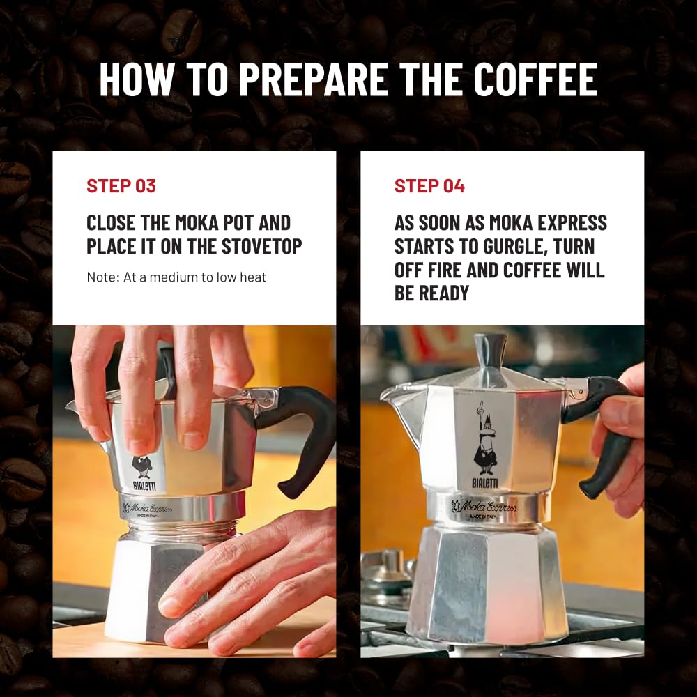 Bialetti Moka Express Stovetop Espresso Maker