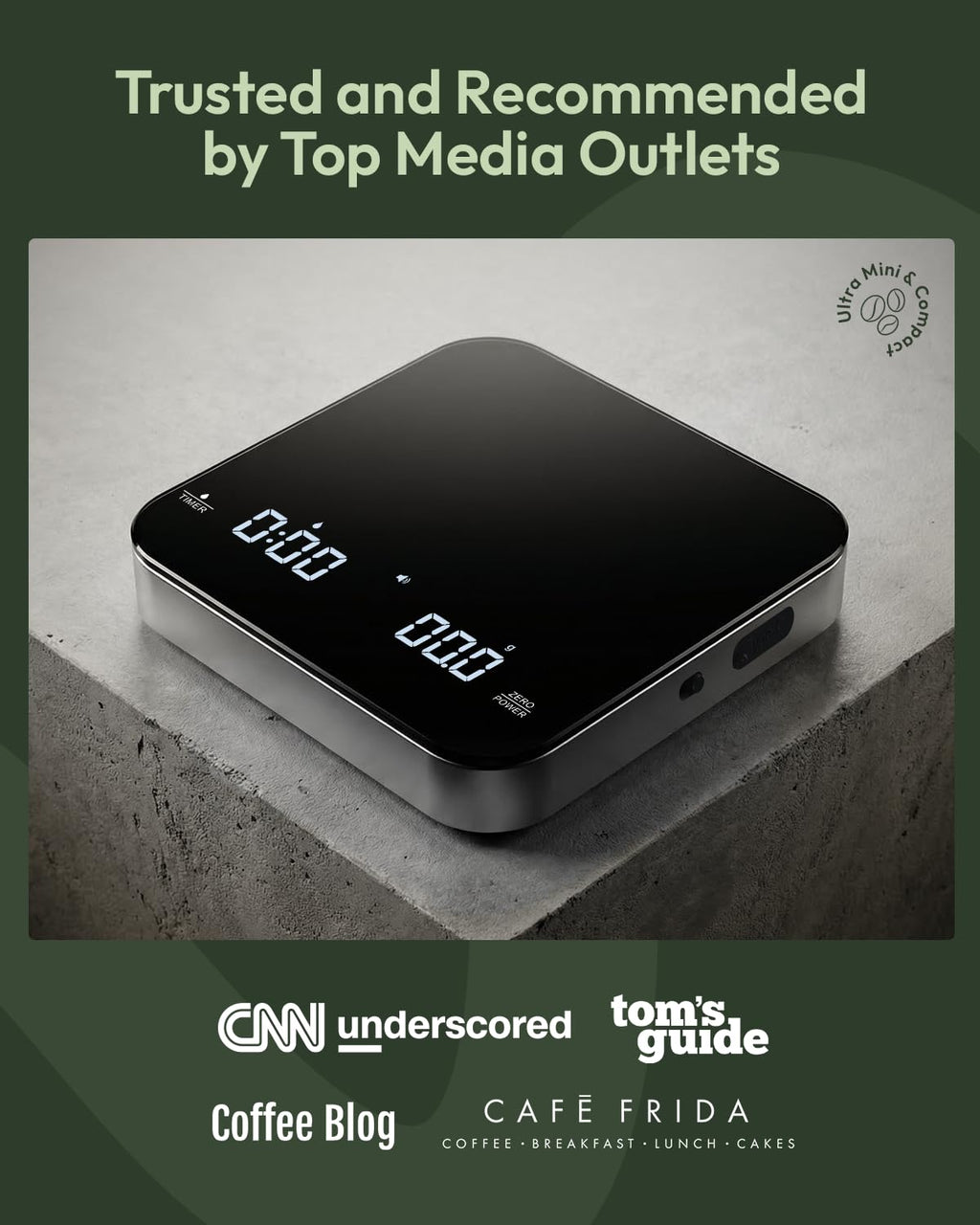 Espresso Coffee Scale with Timer – 0.1 g