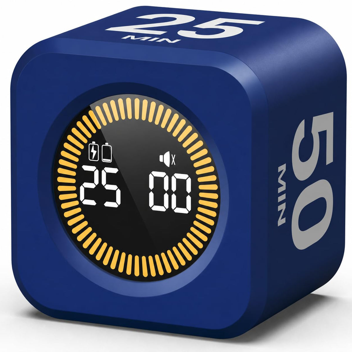 Visual Cube Timer – Flip to Start 5/10/25/50 Min