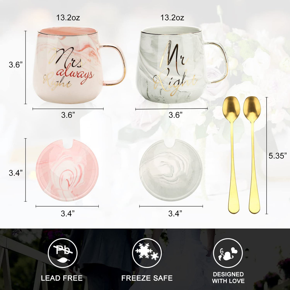 Mr Right & Mrs Always Right Mug Gift Set