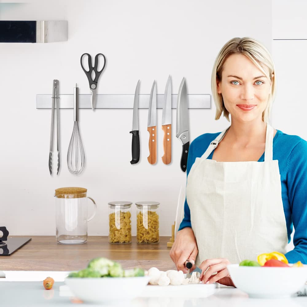 Magnetic Knife Strip – 40 cm Stainless Steel