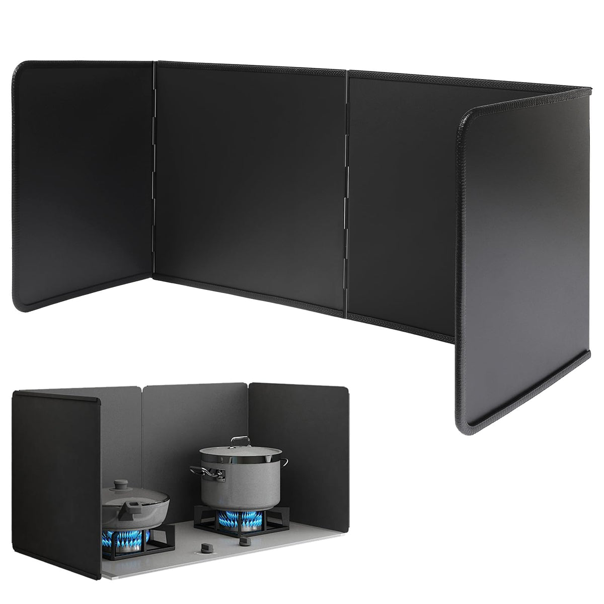 Foldable Stove Splash Guard – Anti-Splatter Shield