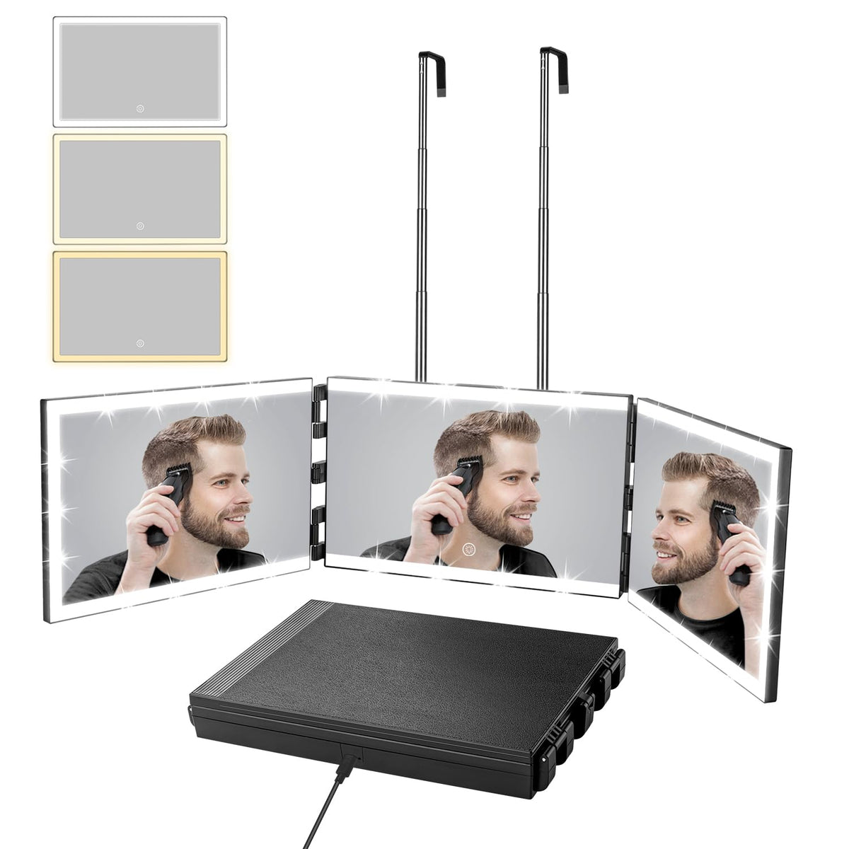 3-Way Mirror for Self Haircuts & Styling