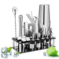 Cocktail Shaker Bar Set with Stand – 23 Piece