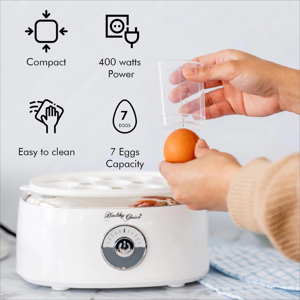 Healthy Choice Electric Egg Cooker – 7 Eggs