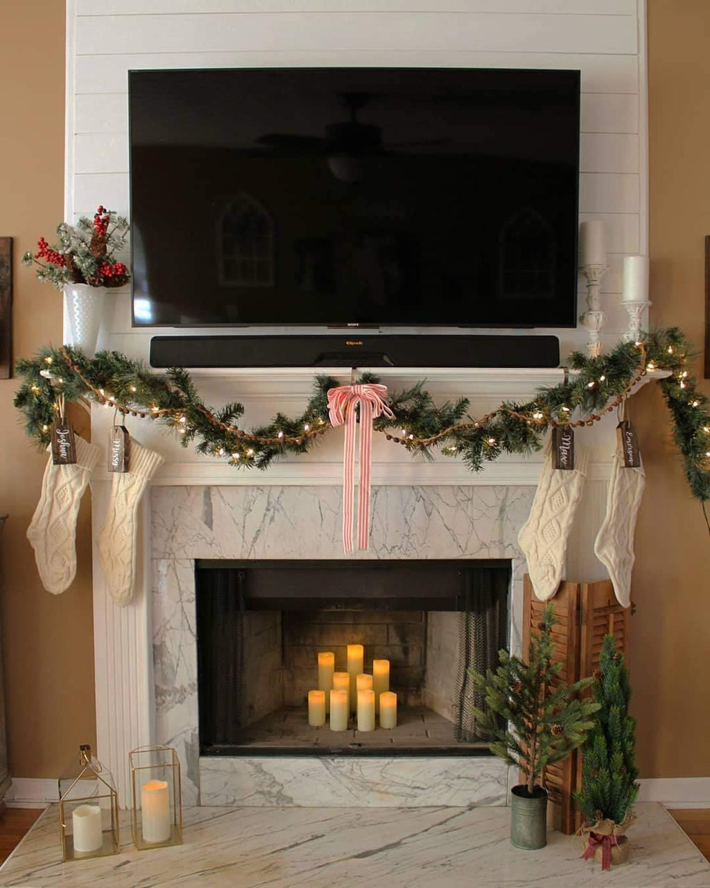 Cable Knit Christmas Stockings – 36 cm & 46 cm – view 4
