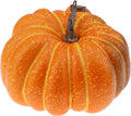 Artificial Flat Pumpkin – 20 cm Decorative Pumpkin