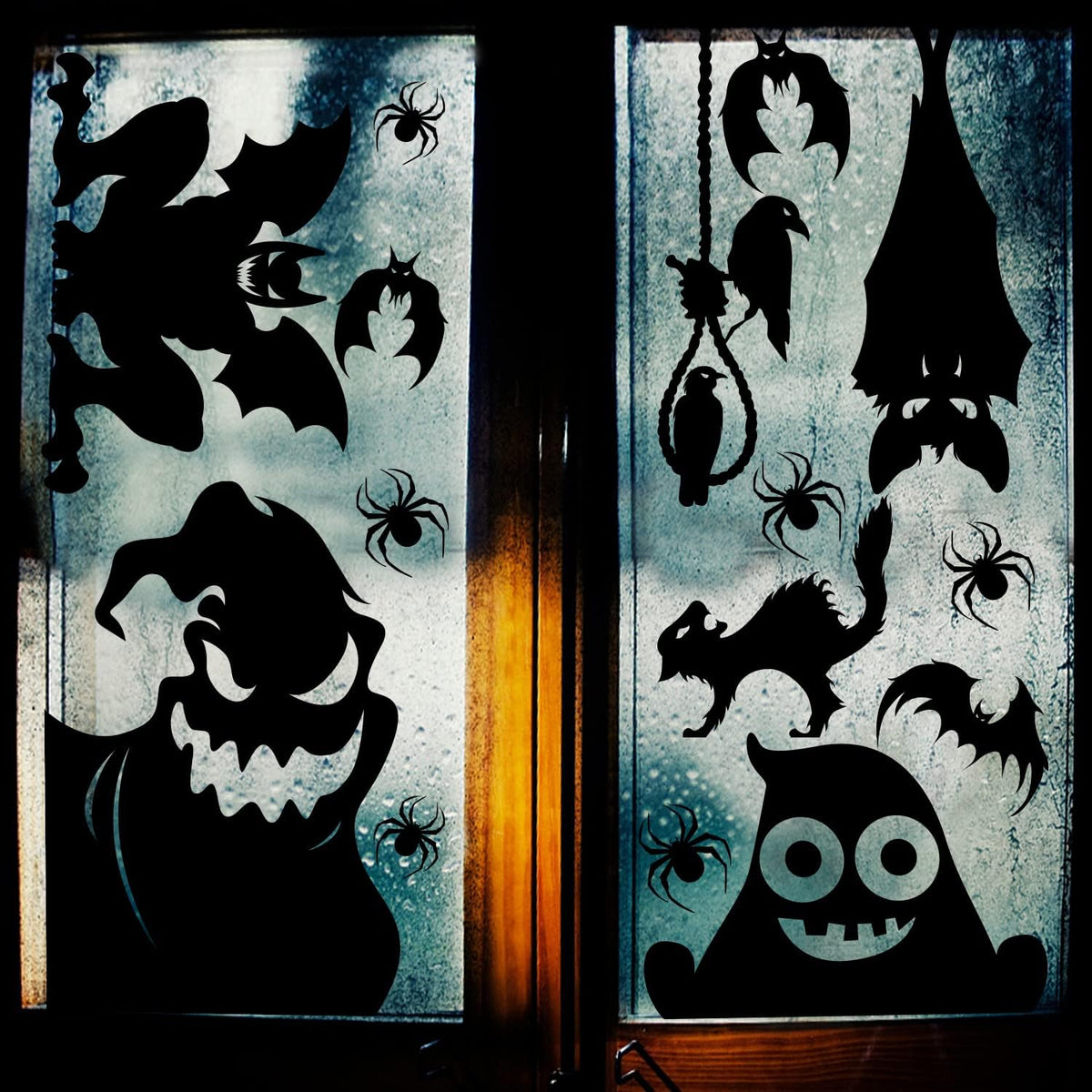 Large Halloween Window Clings – Ghosts, Bats & Black Cats – view 8