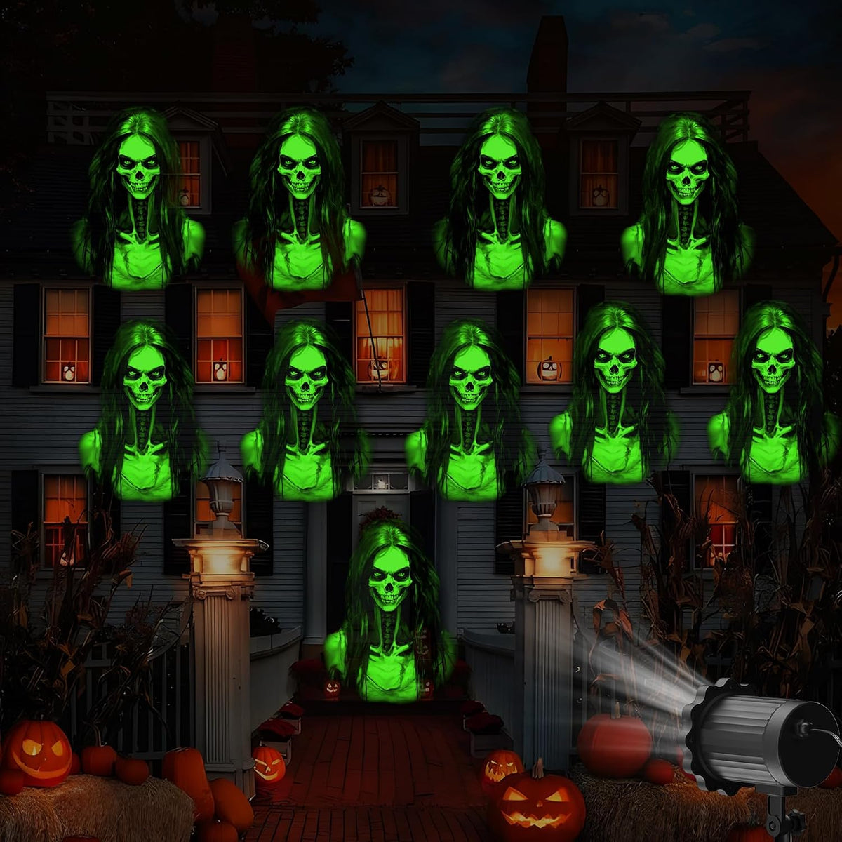 Ghost & Skull Halloween Projector Light – view 7