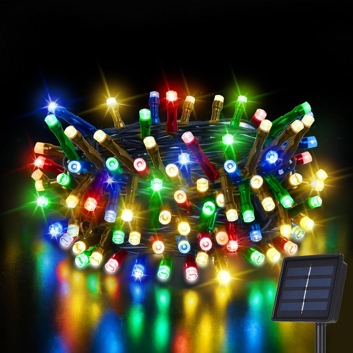 Solar Christmas String Lights – 12 m, 100 LED (1 or 2 Pack) – view 9