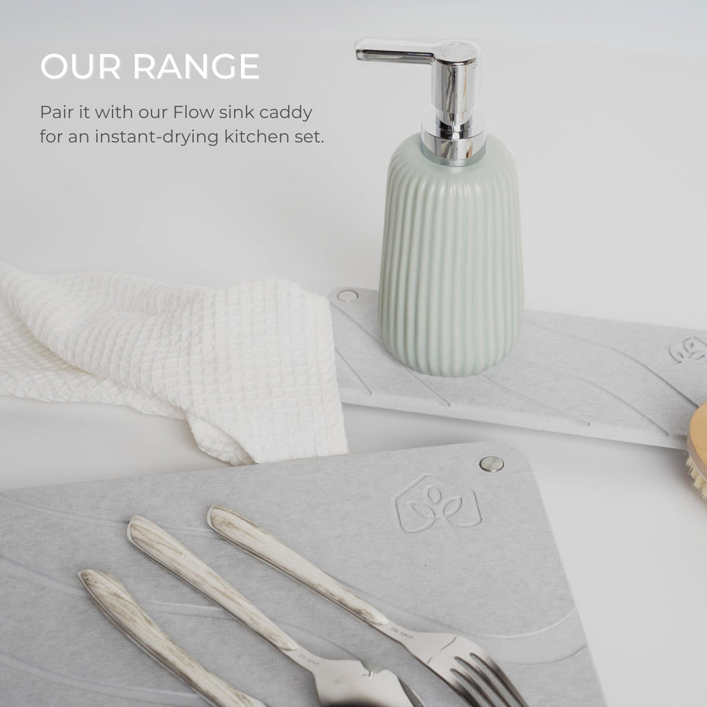 Stone Dish Drying Mat – Super Absorbent Diatomite