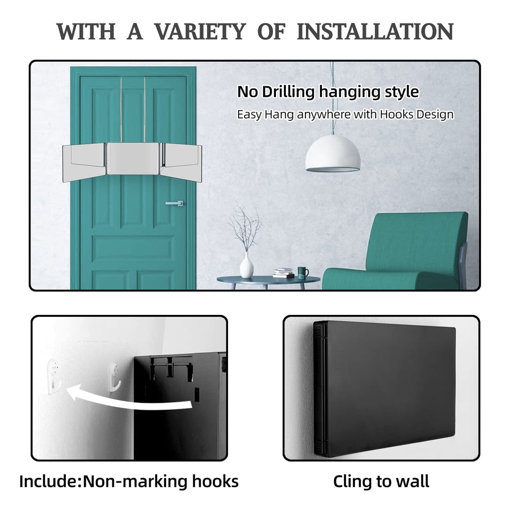 3-Way Mirror for Self Haircuts & Styling