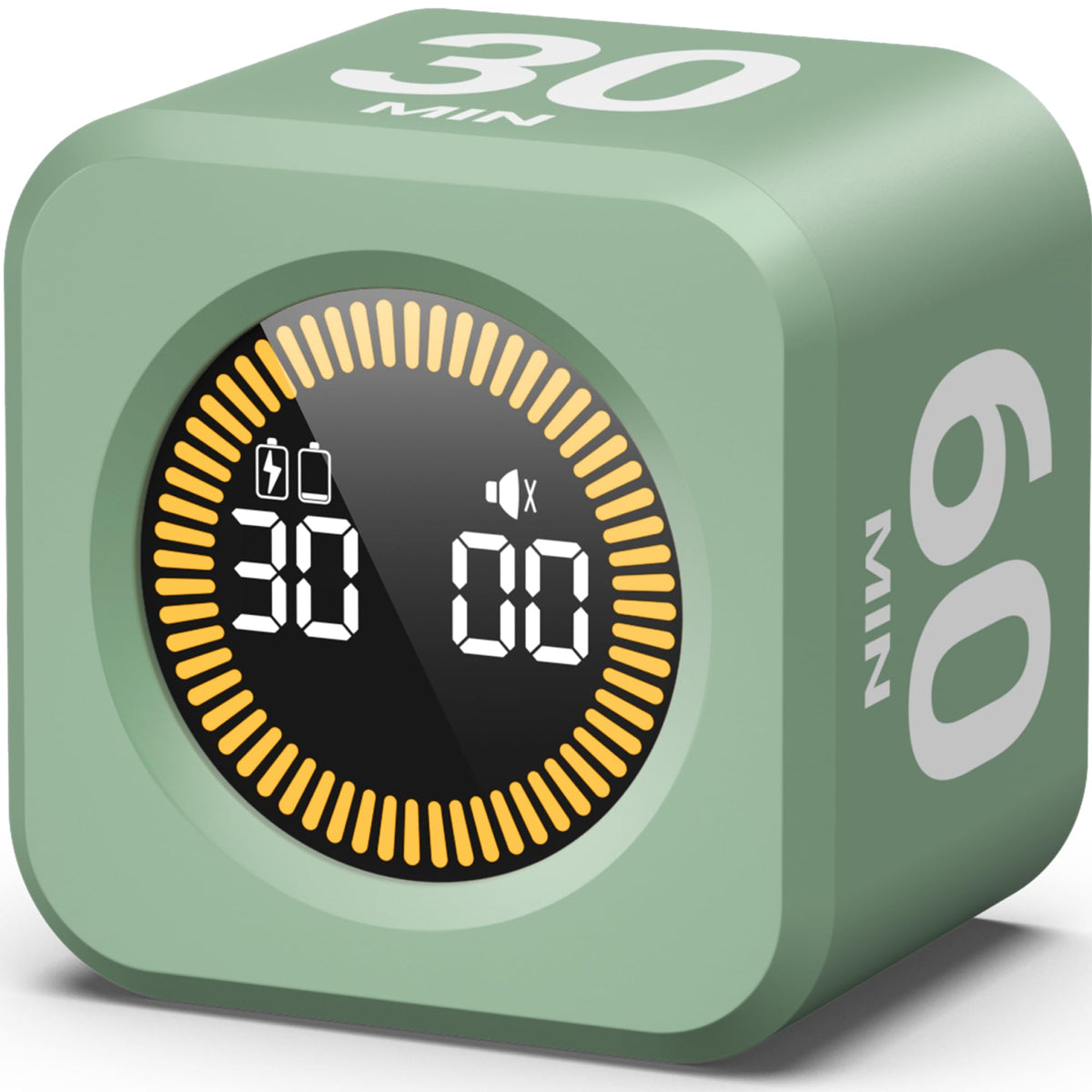 Visual Cube Timer – Flip to Start 5/10/25/50 Min