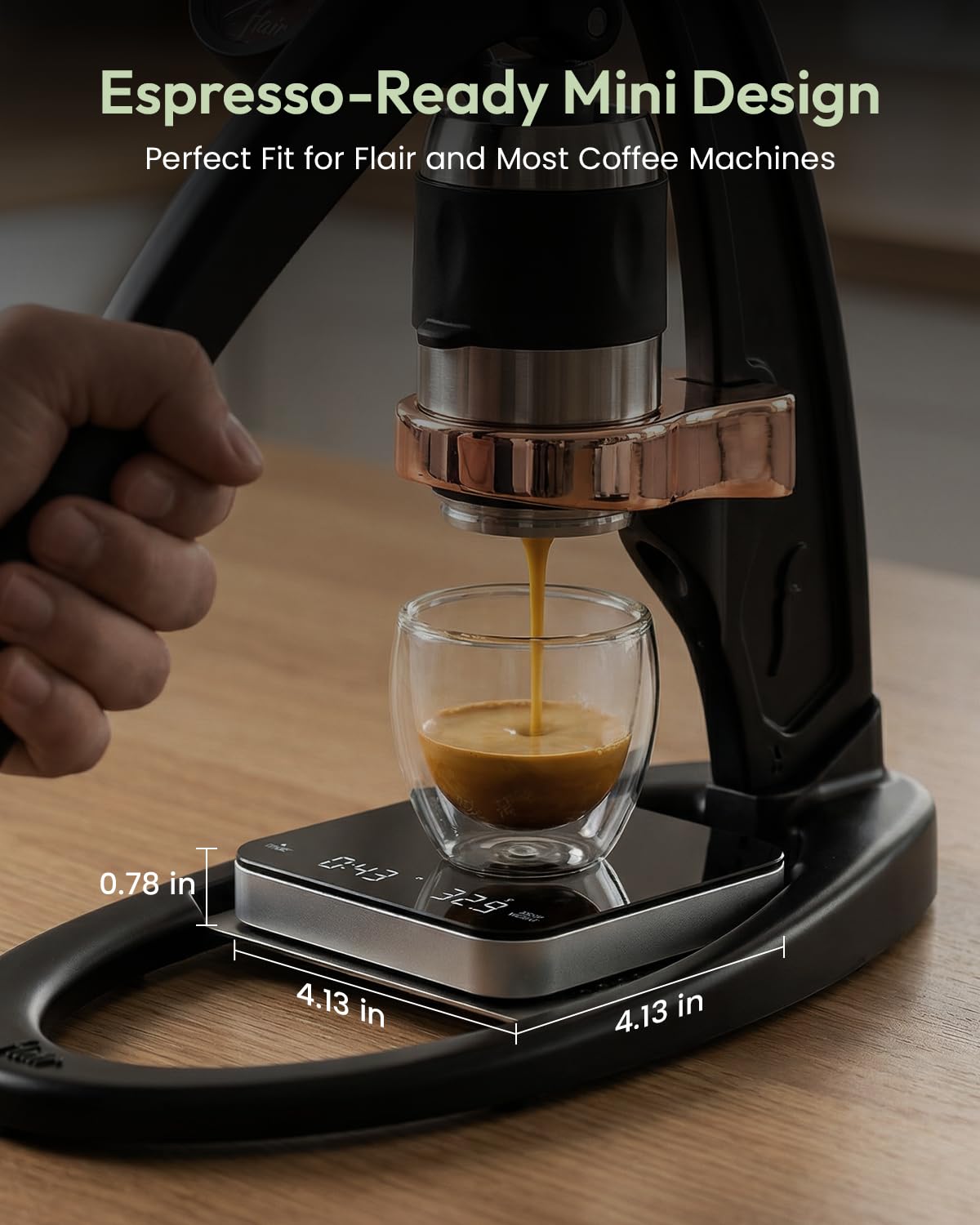 Espresso Coffee Scale with Timer – 0.1 g