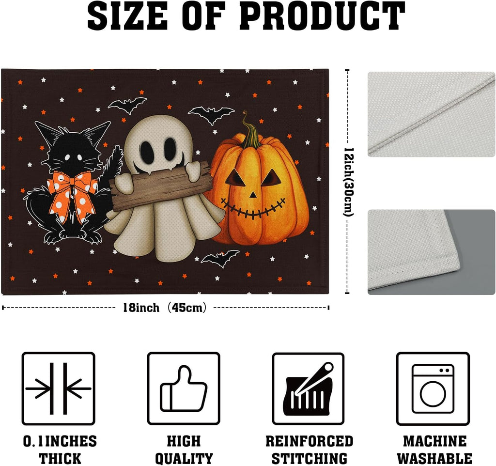 Spooky Halloween Placemats – Set of 4 – view 3
