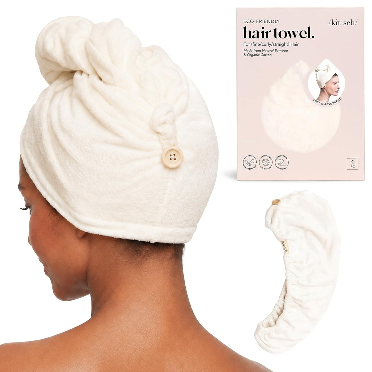 Kitsch Microfibre Hair Towel Wrap