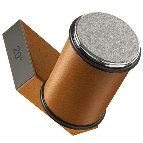 Rolling Knife Sharpener Kit – 15° & 20° Magnetic Angle Guide