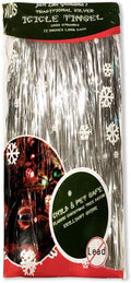Silver Icicle Tinsel – 2000 Strands