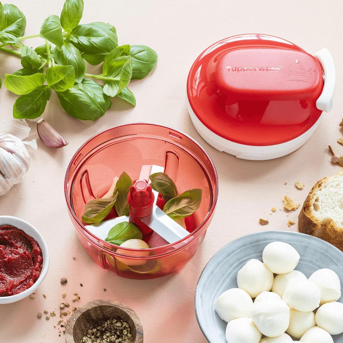 Tupperware Chop ’N Prep Chef – Pull-Cord Chopper