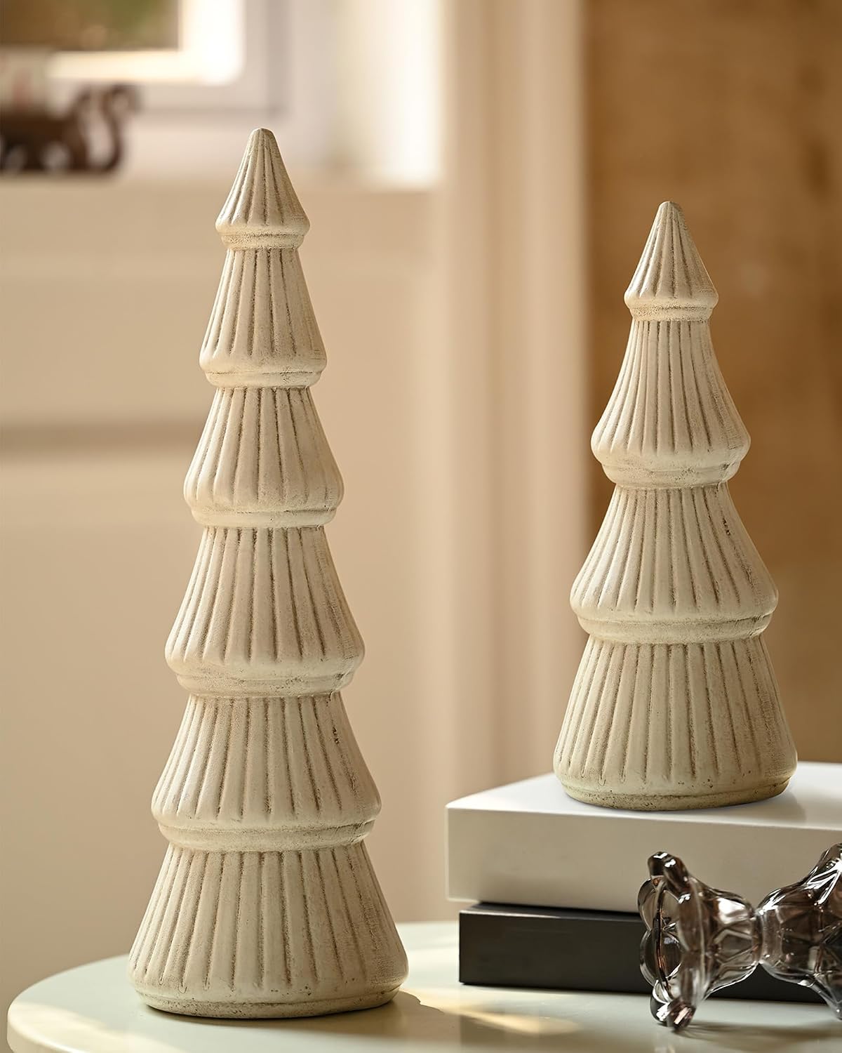 Wooden Christmas Tree Figurines – Tabletop Set – view 7