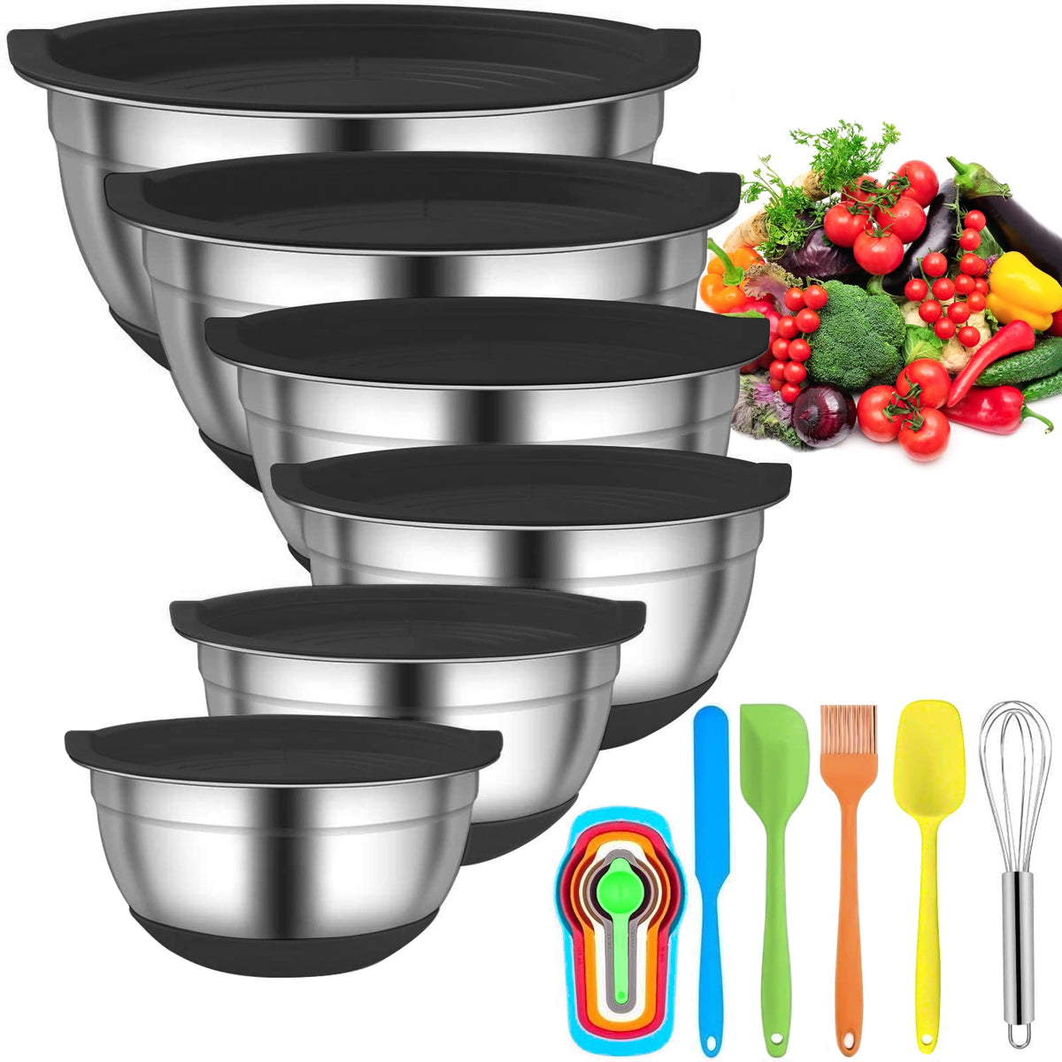 Stainless Steel Nesting Mixing Bowls Set