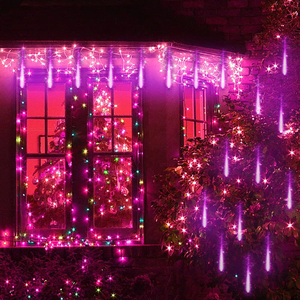 Meteor Shower Lights – 10 Tube Falling Light Decoration – view 5